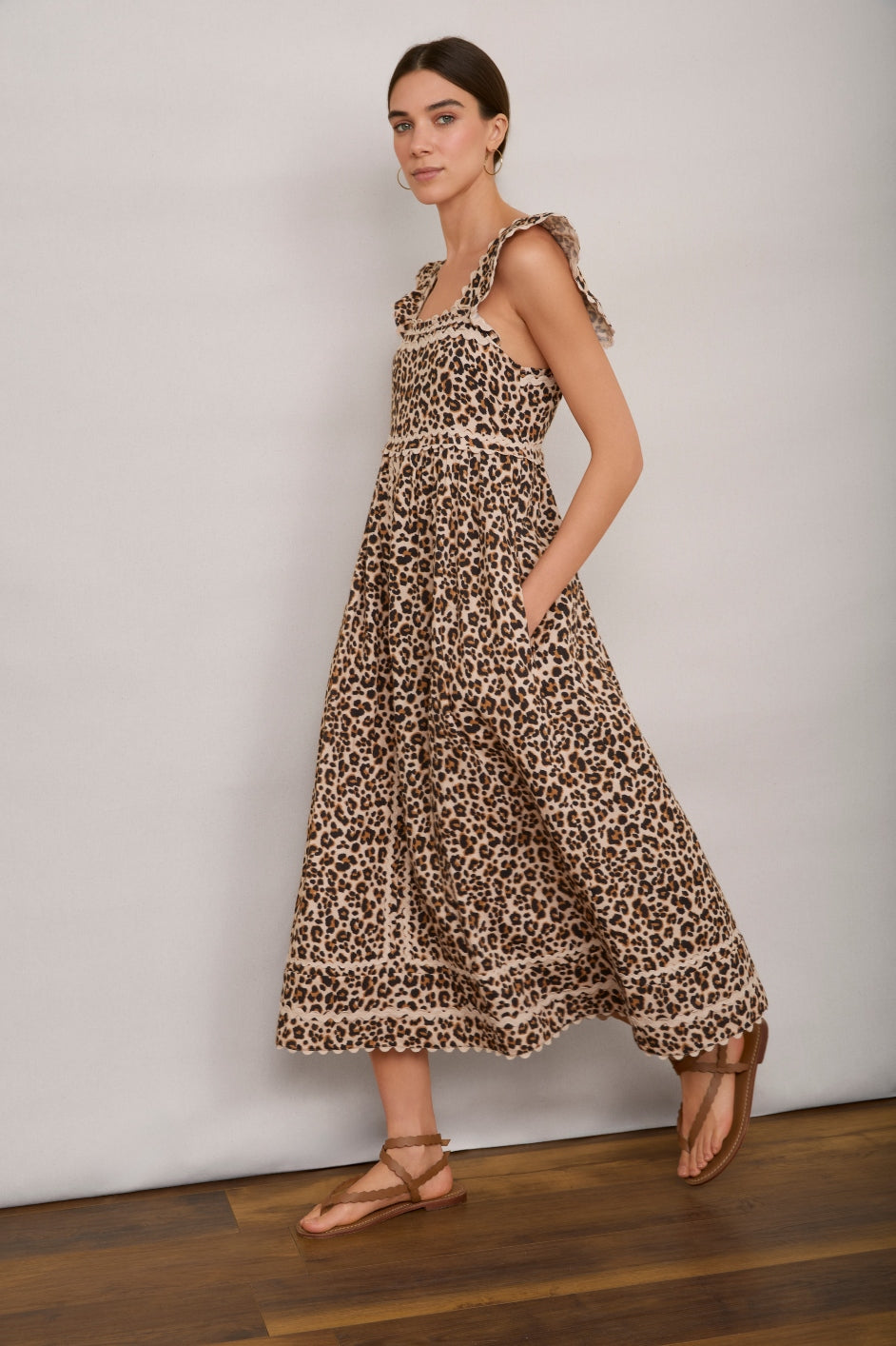 Sophia Dress - Leopard