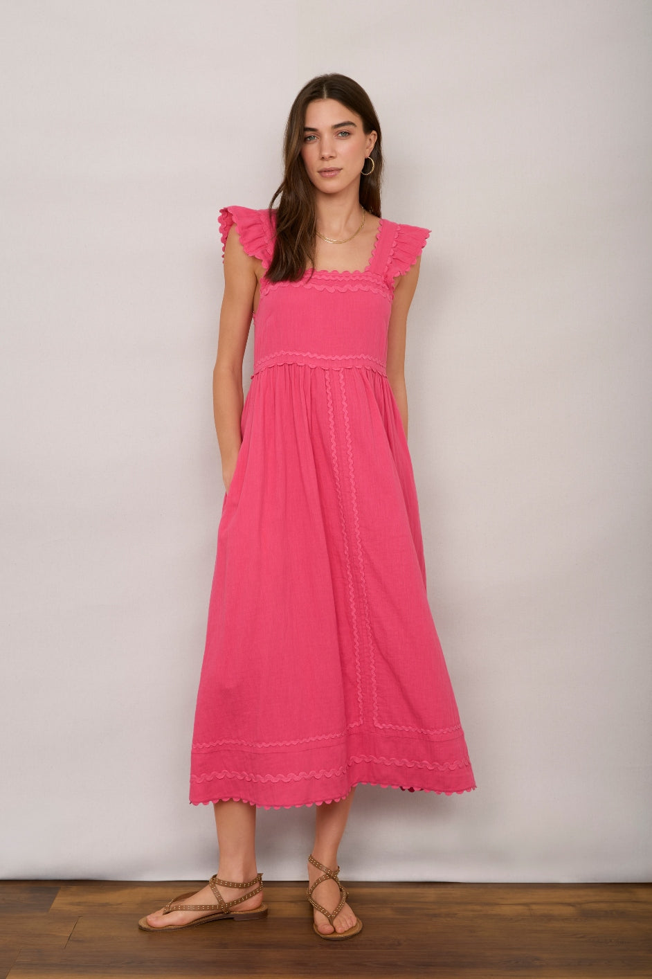 Sophia Dress - Rasberry Pink