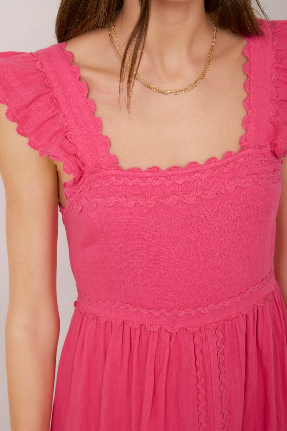 Sophia Dress - Rasberry Pink