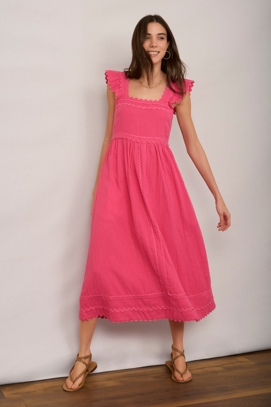 Sophia Dress - Rasberry Pink