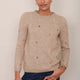 Sophia Jumper - Taupe Embroidered