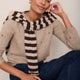 Sophia Jumper - Taupe Embroidered