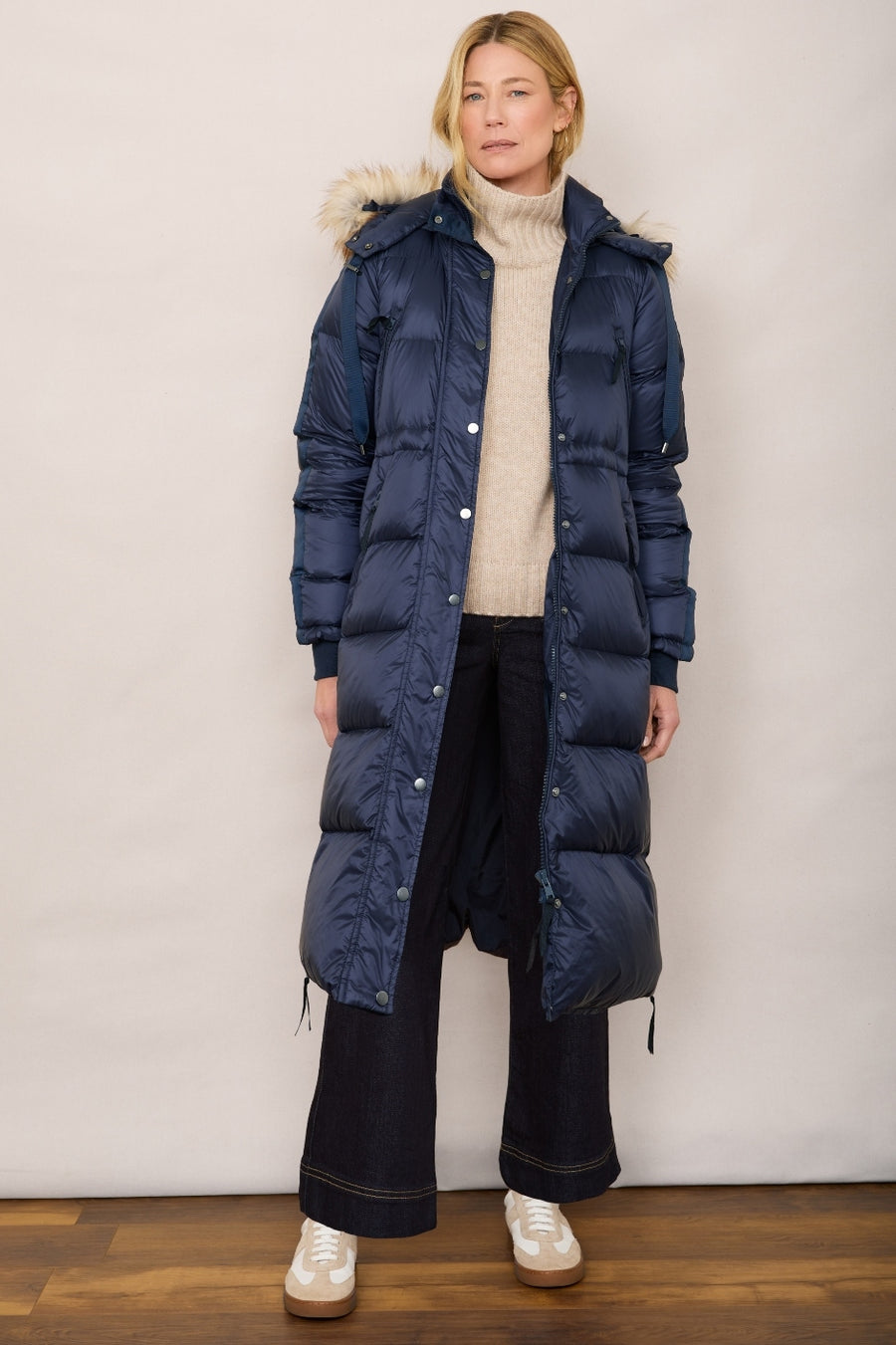 Suzy Puffer Coat - Midnight