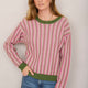 Therese Textured Jumper - Candy Pink/Peridot