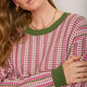 Therese Textured Jumper - Candy Pink/Peridot