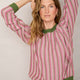 Therese Textured Jumper - Candy Pink/Peridot