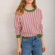 Therese Textured Jumper - Candy Pink/Peridot