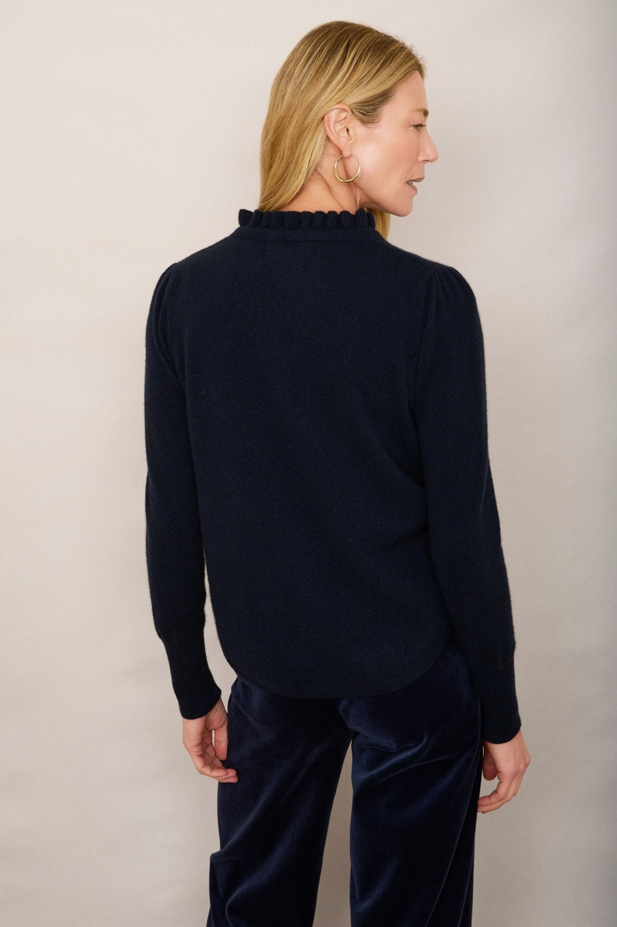 Tilda Tie Detail Jumper - Midnight