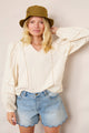 Tre Double Gauze Blouse - Ivory