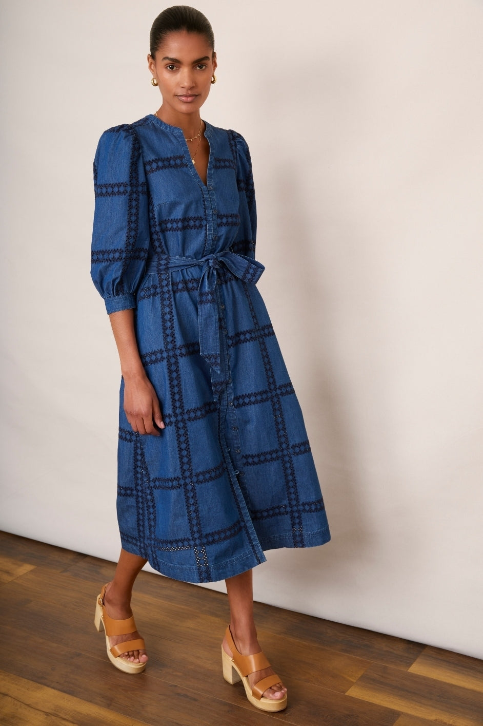 Verity Dress - Denim