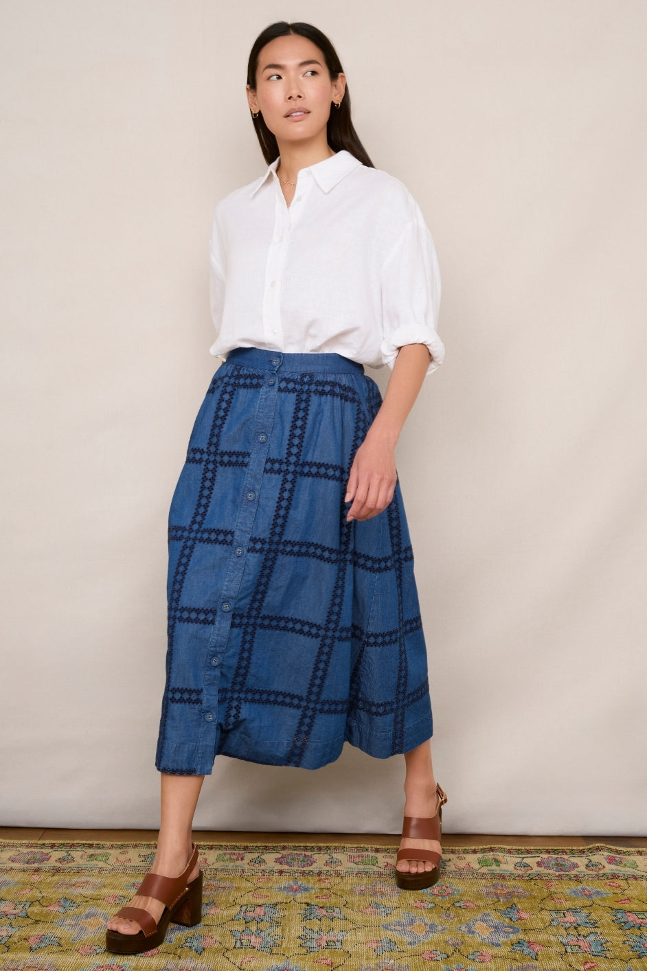 Verity Skirt - Denim