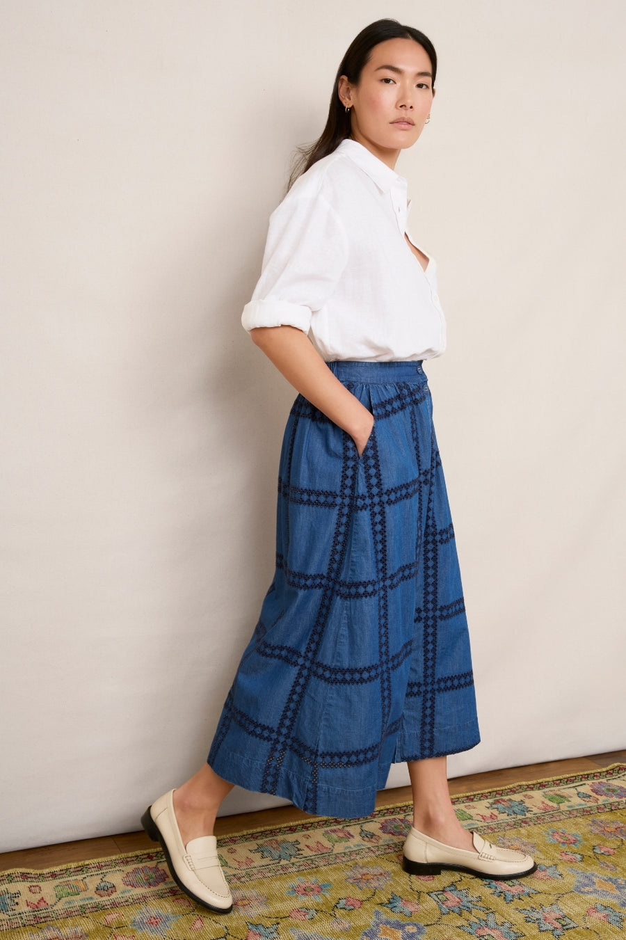 Verity Skirt - Denim