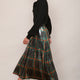 Vivienna Sequin Skirt - Tartan Multi