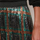 Vivienna Sequin Skirt - Tartan Multi