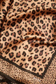 Serena Silk Scarf - Leopard