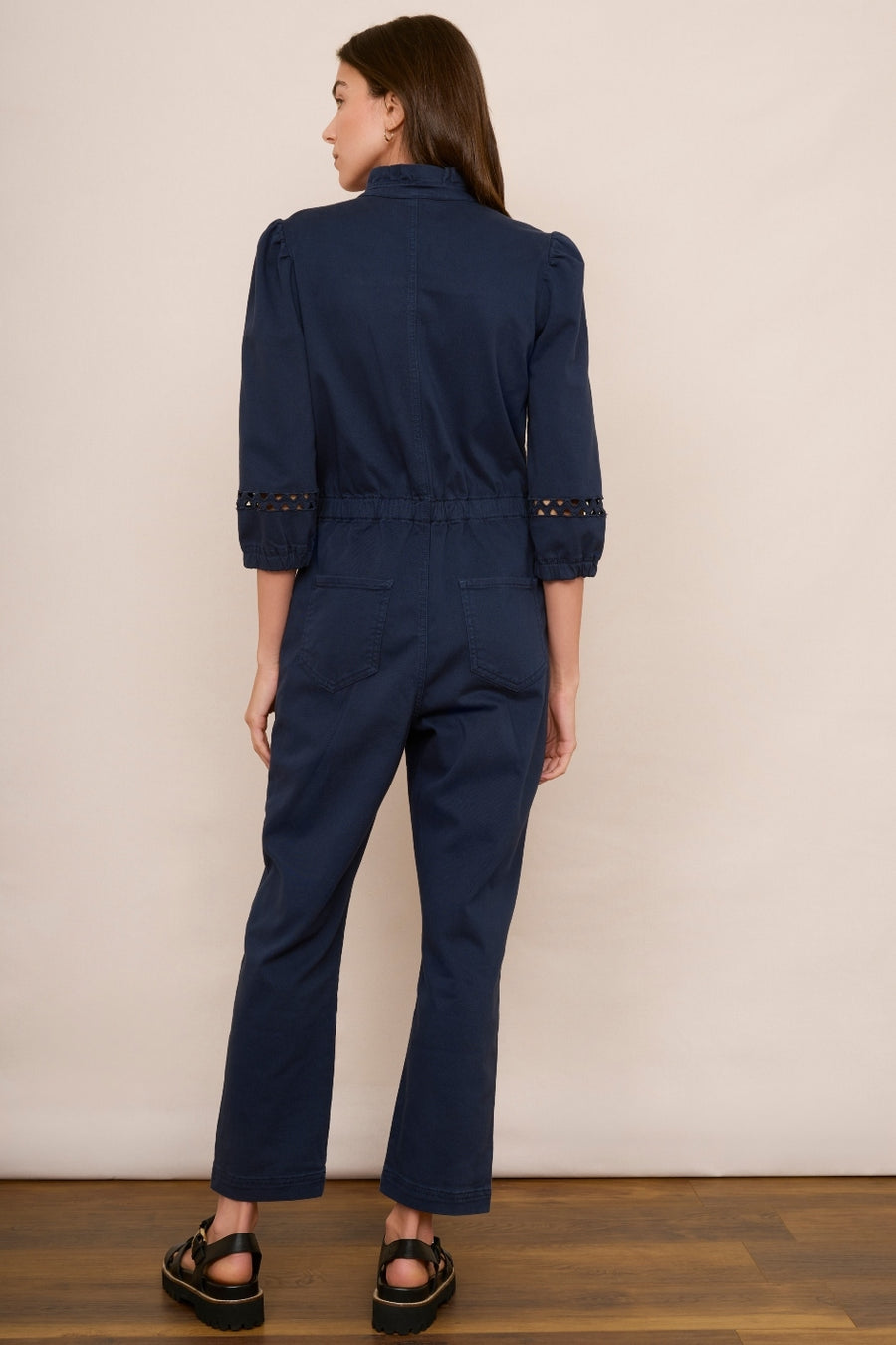 Zoe Ric Rac Jumpsuit - Midnight