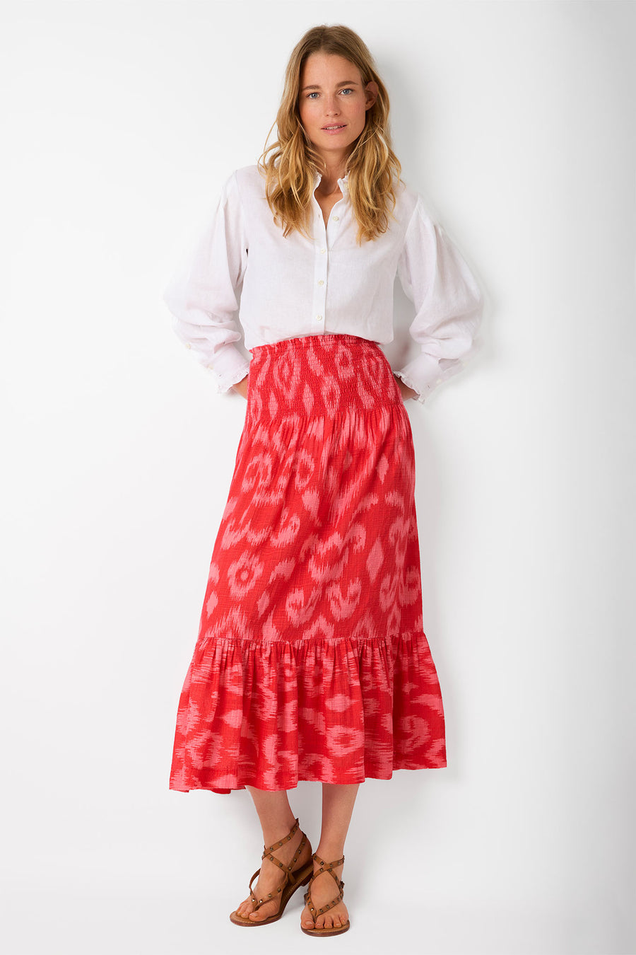 Beau Multi Wear Skirt And Dress - Red/Pink