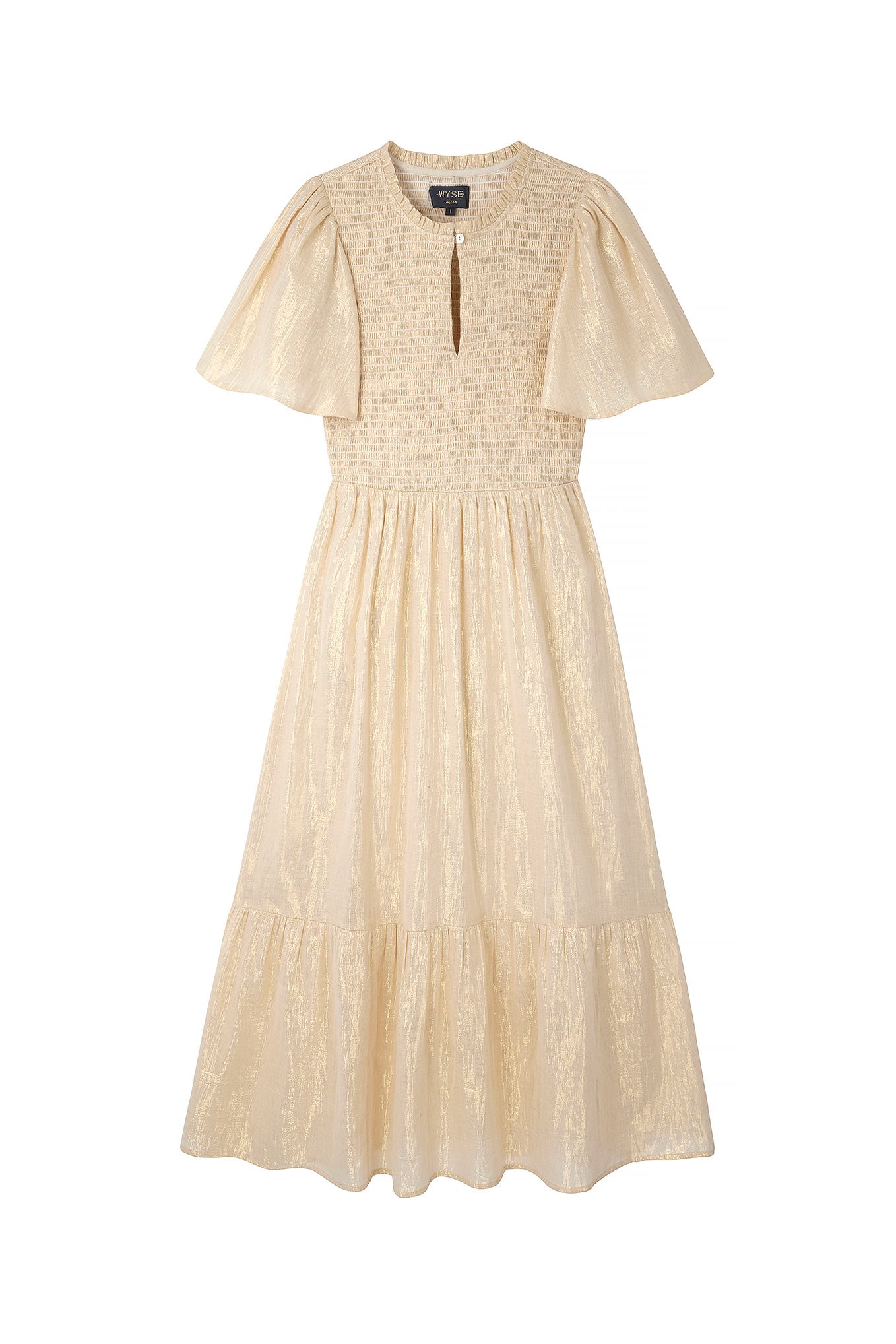 EF X Wyse Gold Shimmer Dress - Gold — WYSE London