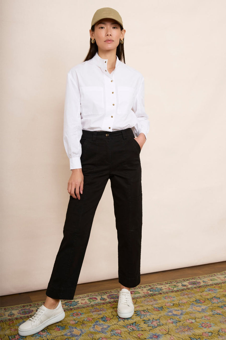 Ellena Cargo Trouser - Black