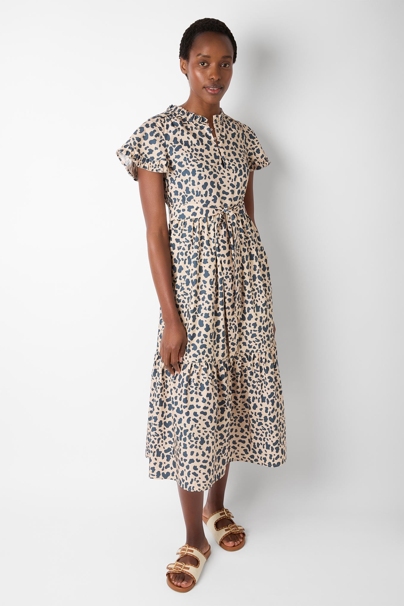 Layla Dress - Leopard — WYSE London