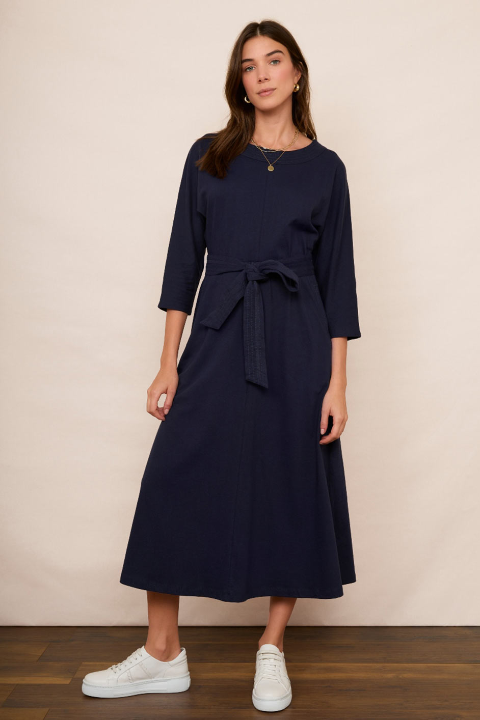 Magda Jersey Dress - Midnight