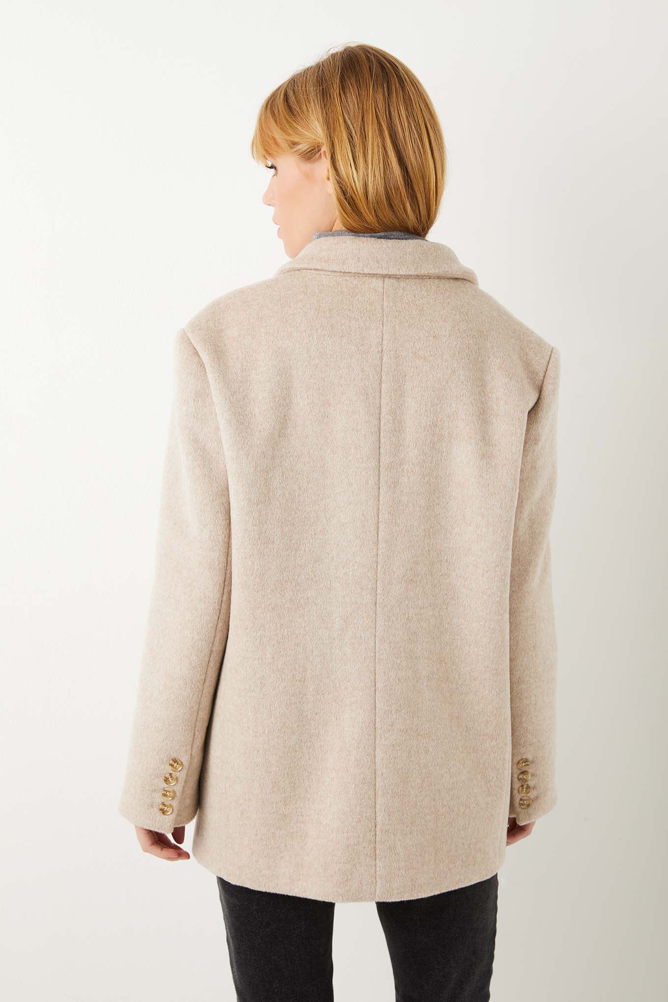 Minor slim wool on sale coat