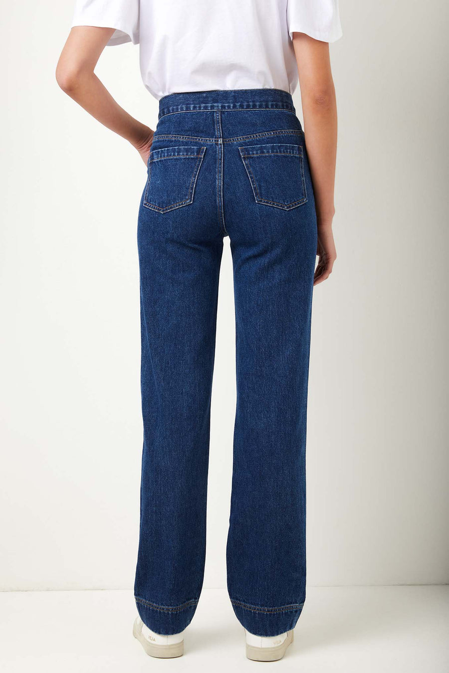 Brooke Button Fly Jean - Rinse