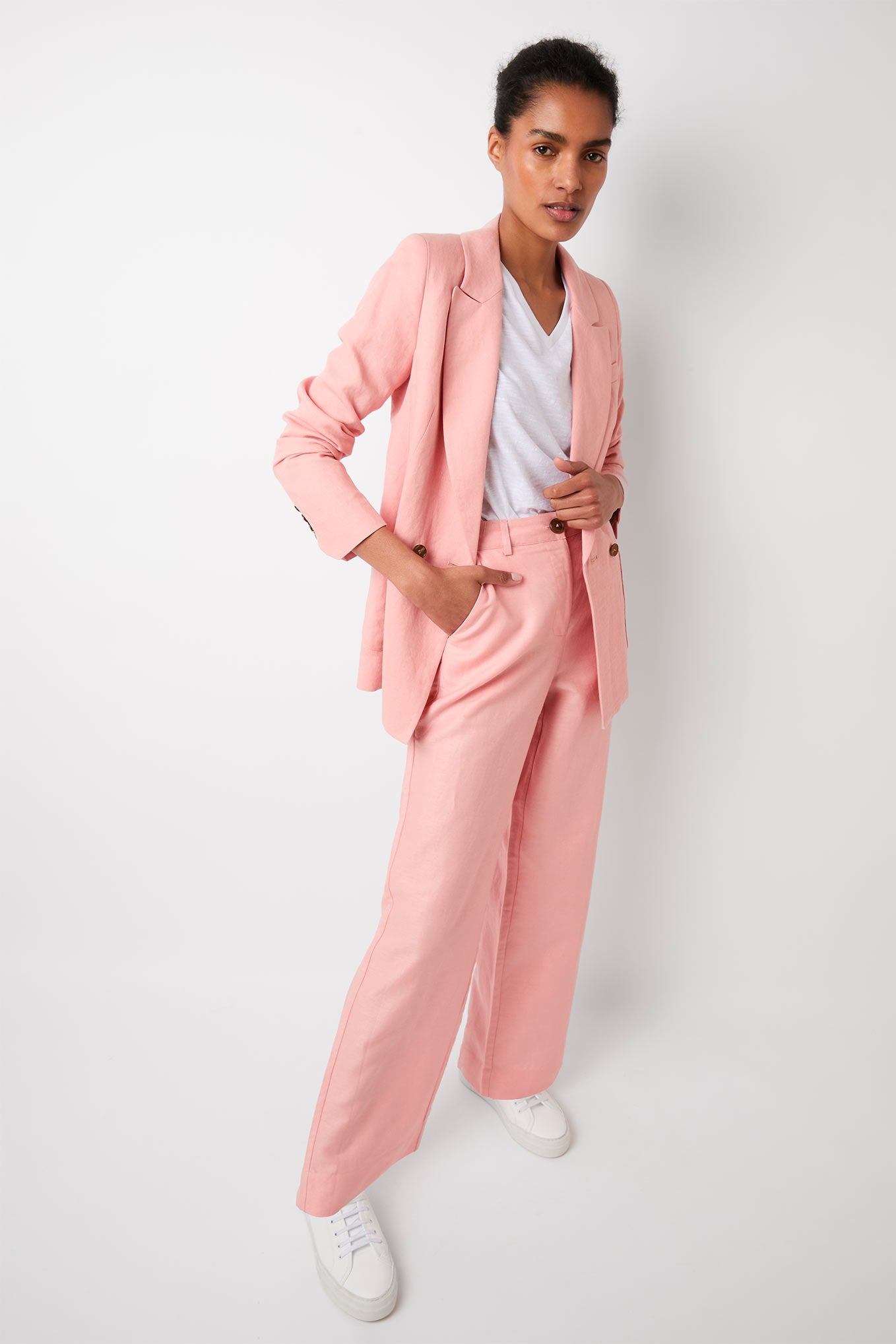 Summer New Elegant Women's Pants Suit Casual Jacket Trousers Two-piece Set  Office Tracksuit Female Blazer Pants Sets-g | Fruugo BH