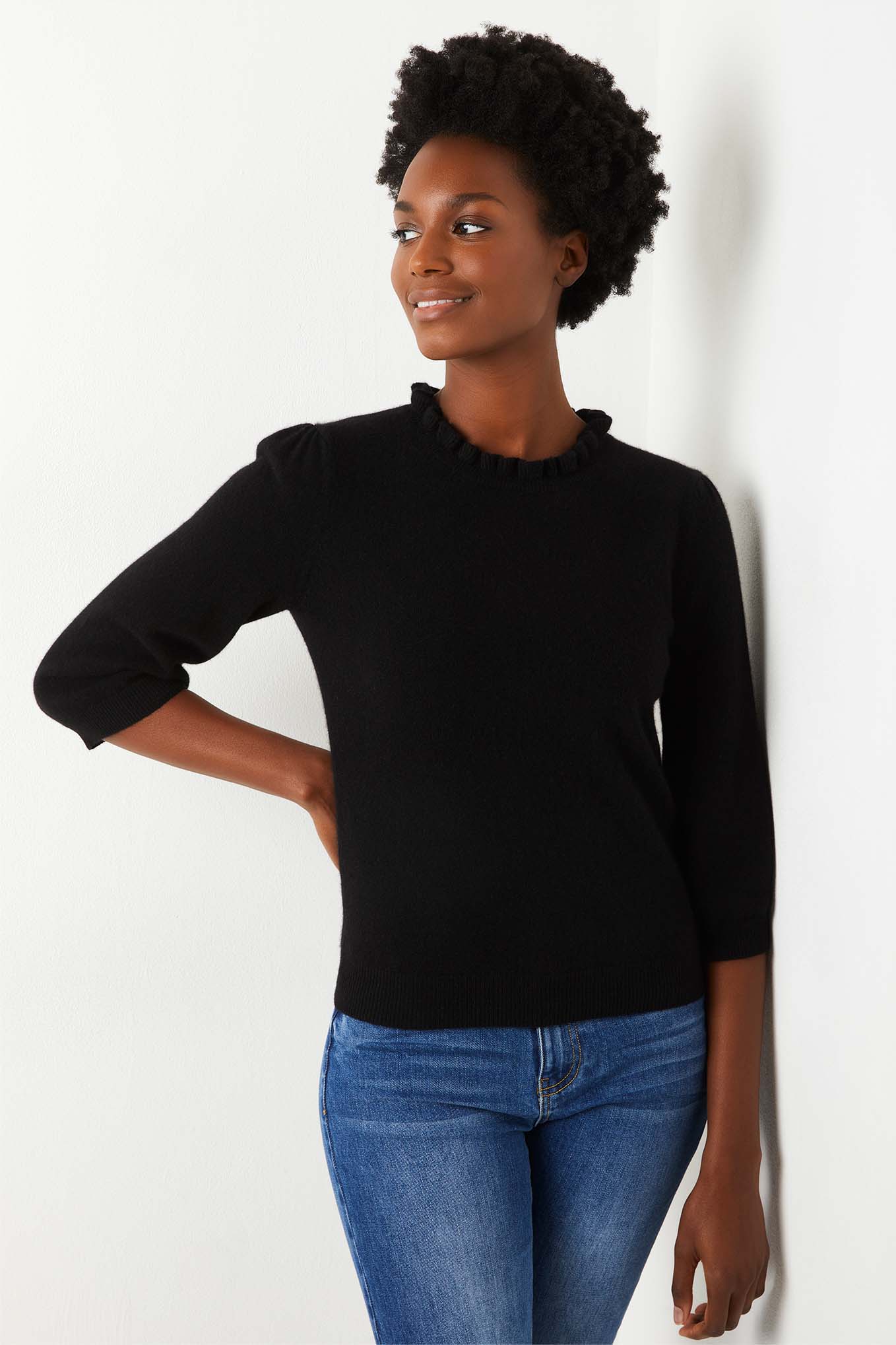 Black deals cashmere jumper