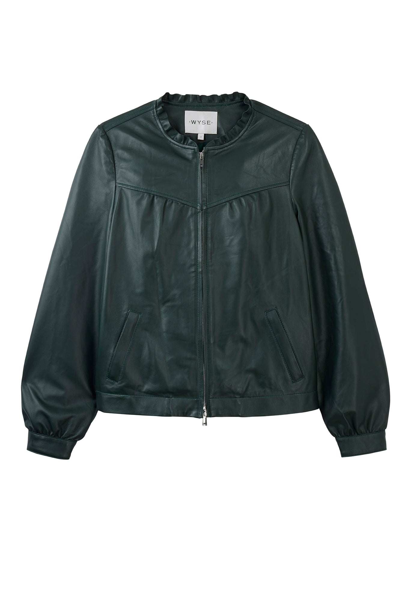 Lyra Leather Jacket - Green