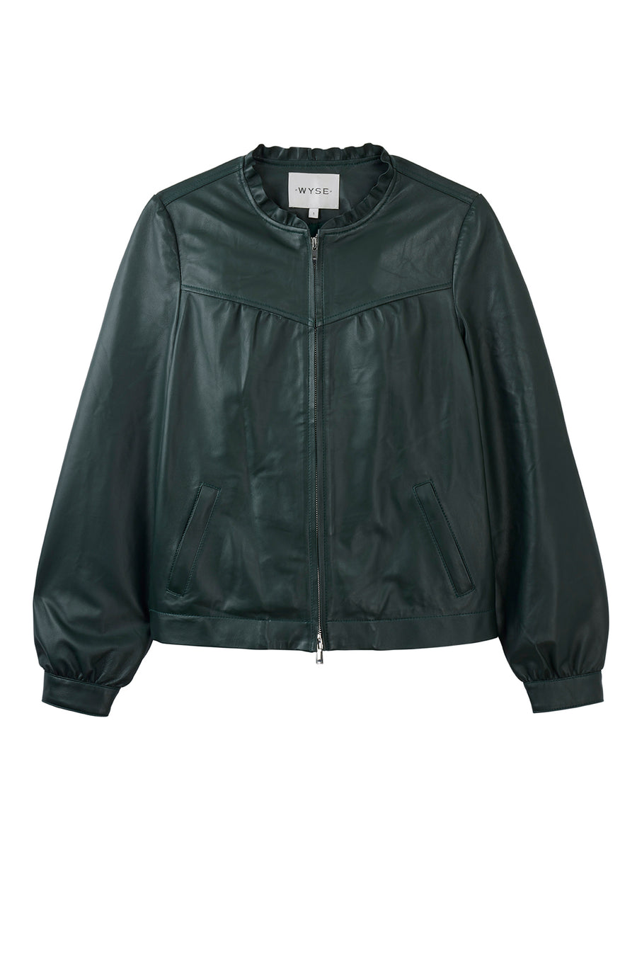 Lyra Leather Jacket - Green