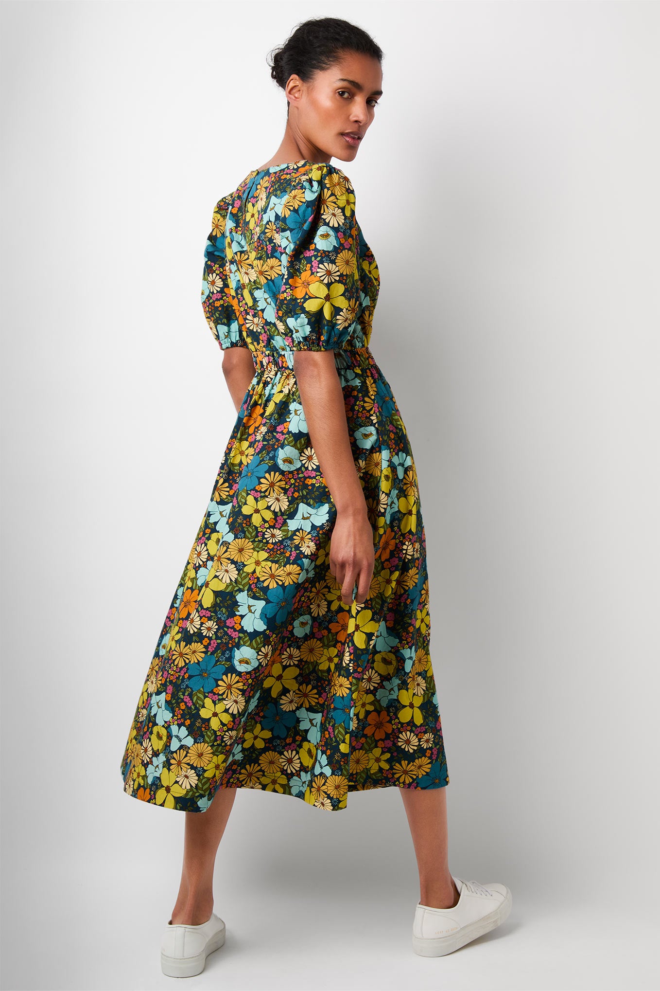 Sable Vintage Floral Dress - Multi — WYSE London