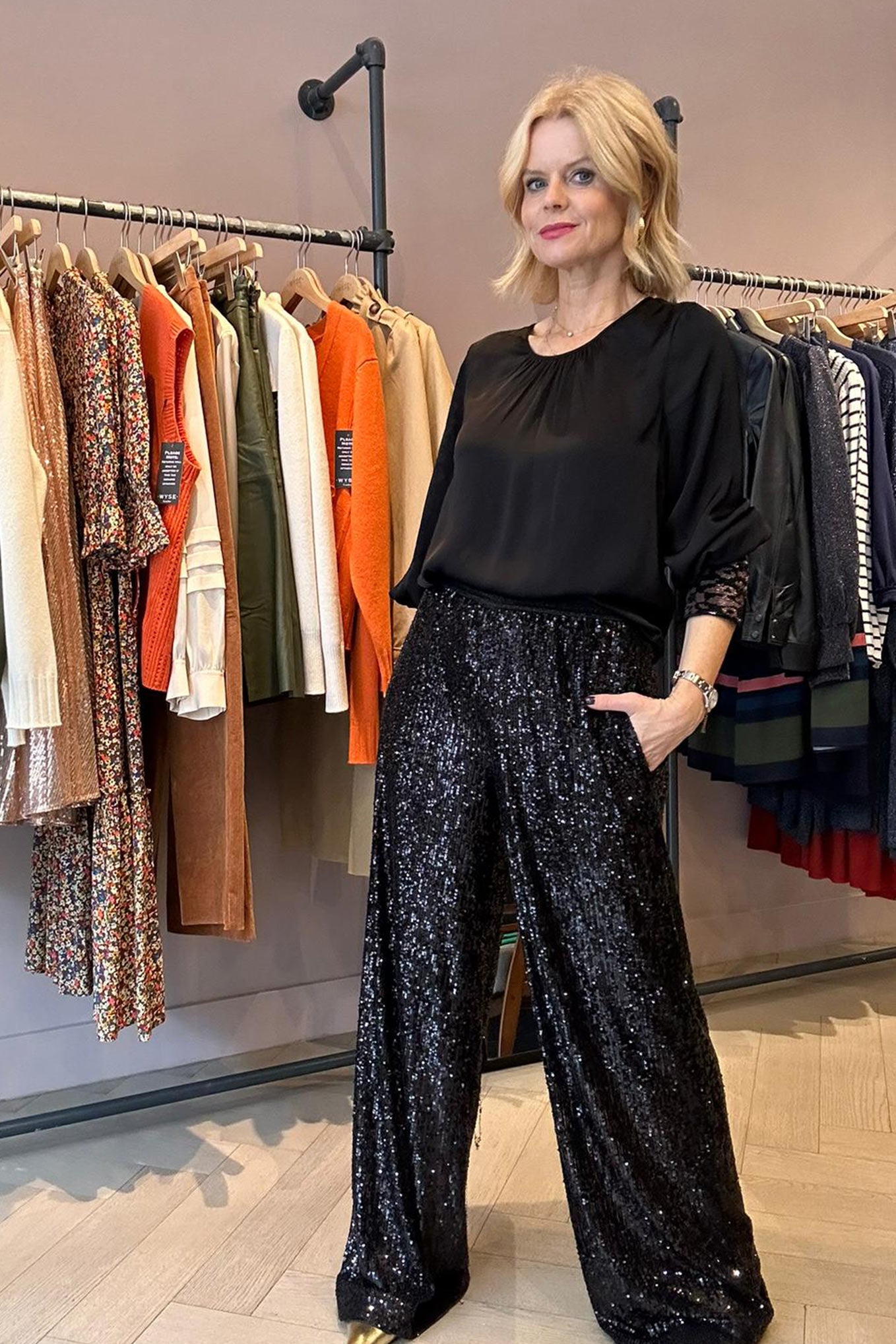 M&S shoppers go wild for 'flattering' sequin trousers that are perfect for  parties - Mirror Online