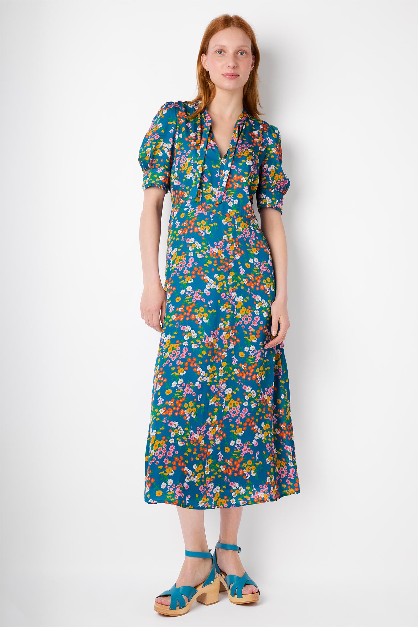 Paulina Floral Print Dress - Multi — WYSE London